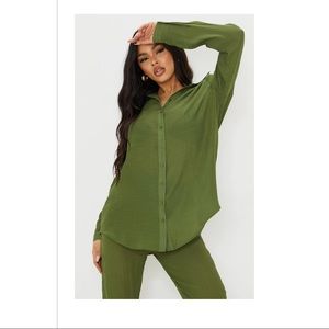 Linen Look Top (Bottoms sold separately)